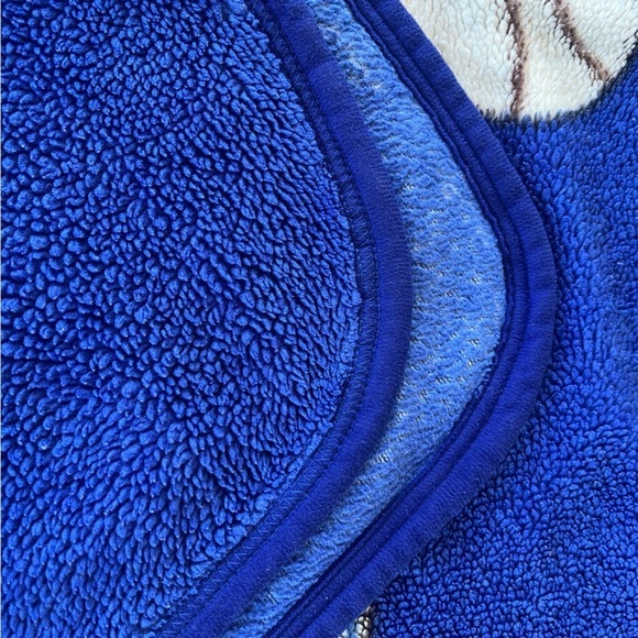 VTG Baby Blanket Baseball Boy Kawaii Precious Memories Style Fuzzy Blue 43x55 - Picture 6 of 9